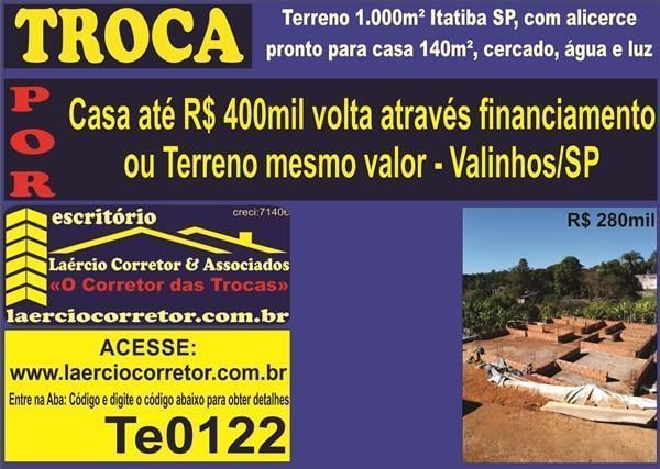 Terreno para Venda em Itatiba / SP no bairro Loteamento Caminhos do Sol