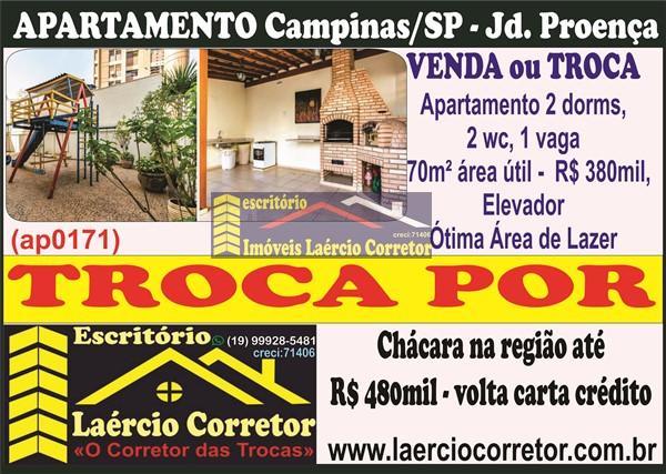 Apartamento para Venda em Campinas / SP no bairro Jardim Proença