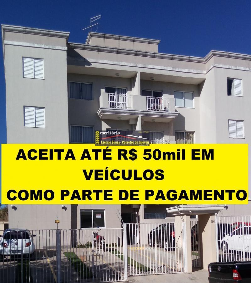Apartamento à Venda em Valinhos SP, 55m², 2 dorms, 1 vaga, armários, térreo - R$ 270.000  Aceita Veículos até R$ 50mil