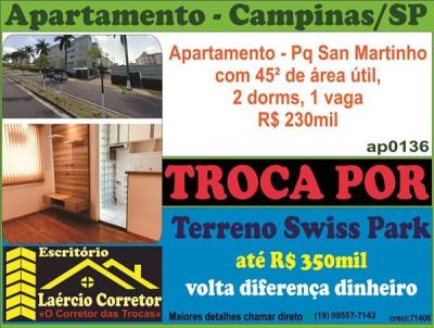Apartamento para Venda, em Campinas, bairro Jardim Nova Europa, 2 dormitórios, 1 banheiro, 1 vaga